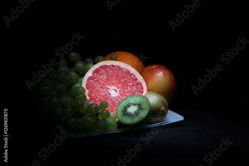 Fotografi fresh fruit still life photo