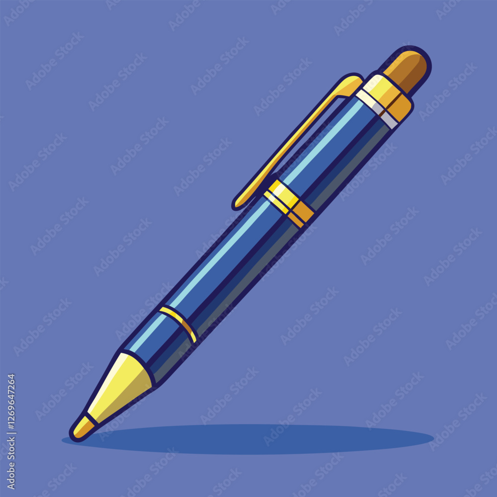 Naklejka premium pen vector
