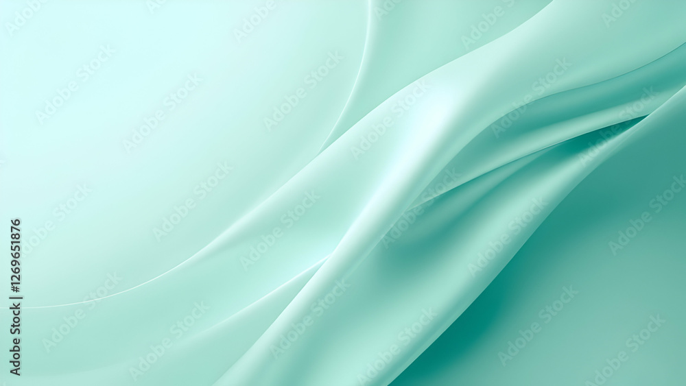 Minty Fresh: A calming mint green blending into a pale seafoam, giving a cool and refreshing feel.