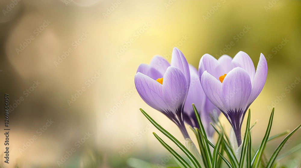 spring flowers crocuses beautiful on the background of nature spring flowers crocuses beautiful on the background of nature