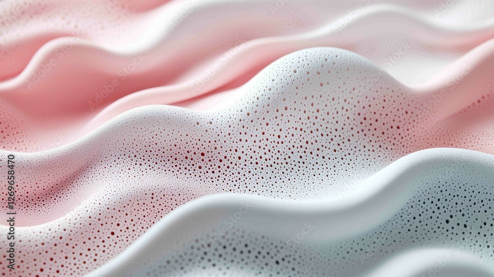 Close-up of Soft Layered Foam Textures in Gentle Gradation Patterns Close-up of Soft Layered Foam Textures in Gentle Gradation Patterns