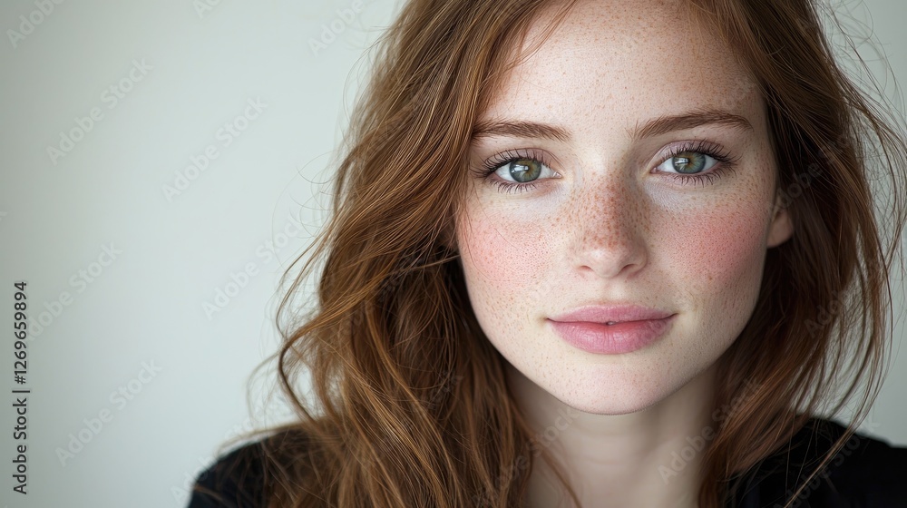 Woman, redhead, portrait, studio, beauty Woman, redhead, portrait, studio, beauty
