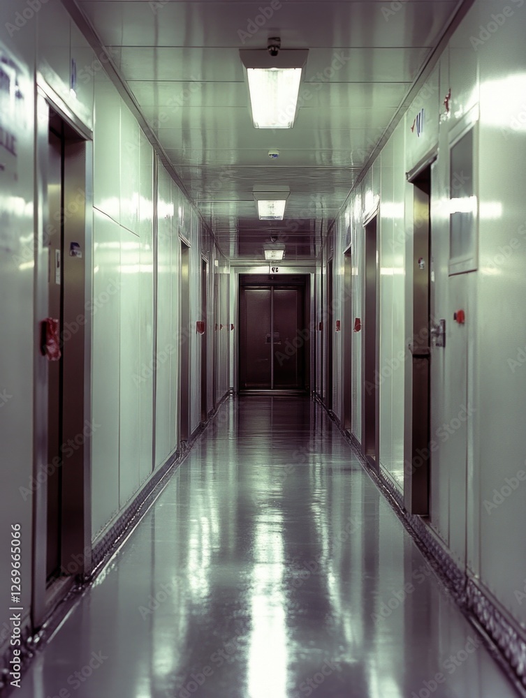 Building Elevator Hallway Building Elevator Hallway