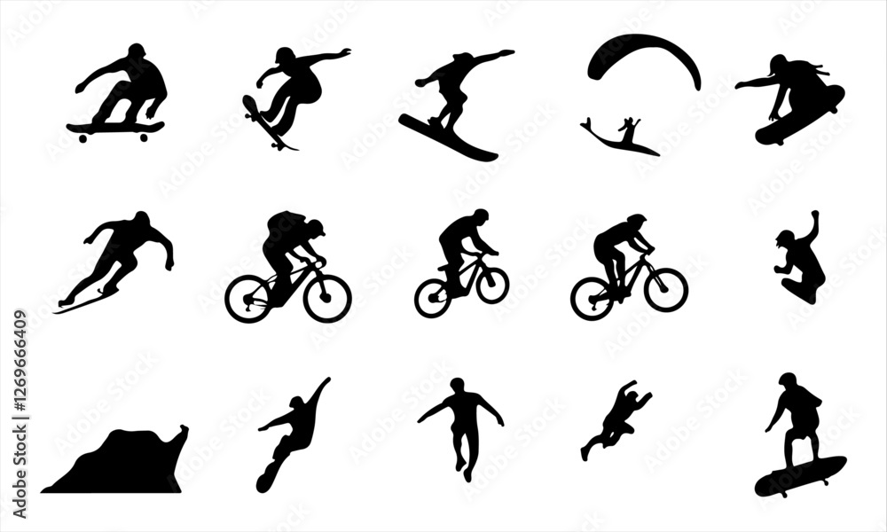 business people icons. Avatar people silhouette blue line art icon collection isolated. and playing business people icons. Avatar people silhouette blue line art icon collection isolated. and playing