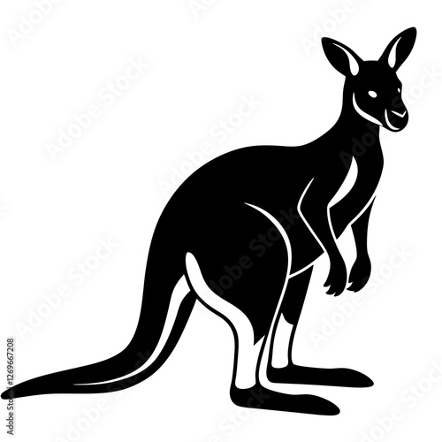 kangaroo vector illustration