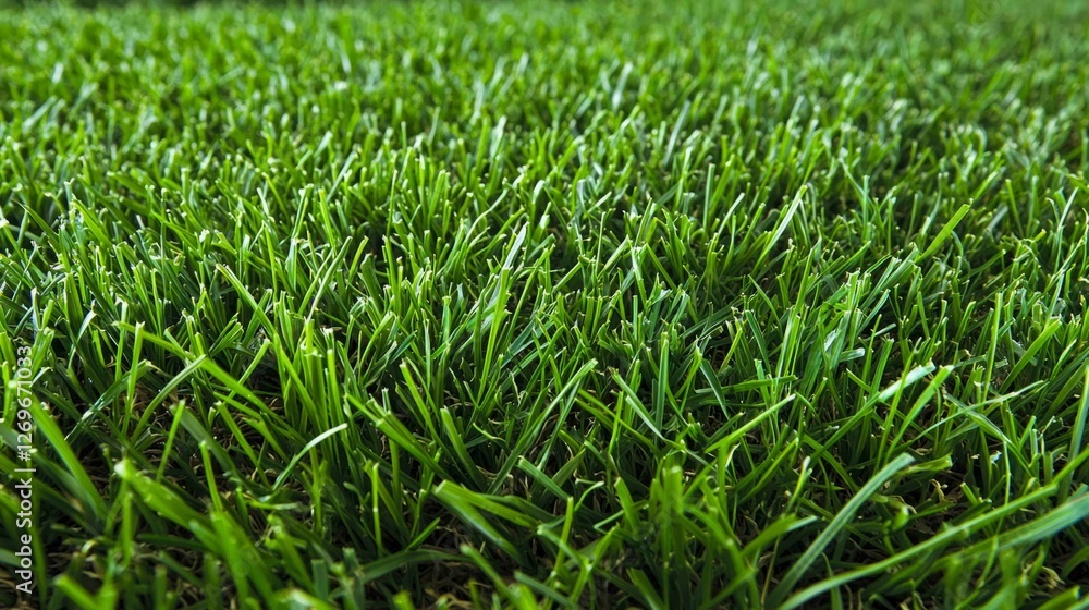 Detailed Macro View of Individual Green Blades of Grass Detailed Macro View of Individual Green Blades of Grass