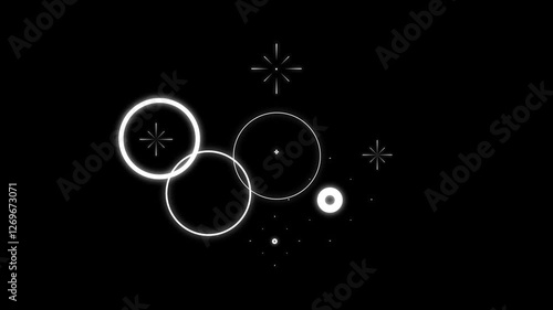 Circle bursting., Circle burst 4k animation . circle transitions in shiny, blast on black screen background. circles loop animation good for business or any other project.4k