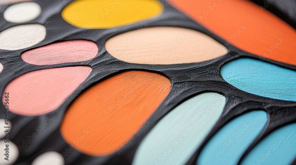 Close-Up of a Beautifully Painted Butterfly Wing with Fine Details and Vibrant Colors Close-Up of a Beautifully Painted Butterfly Wing with Fine Details and Vibrant Colors