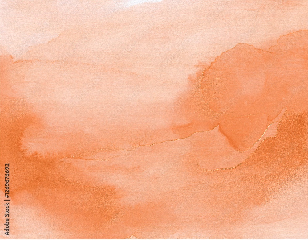 Fototapeta premium peach watercolor background