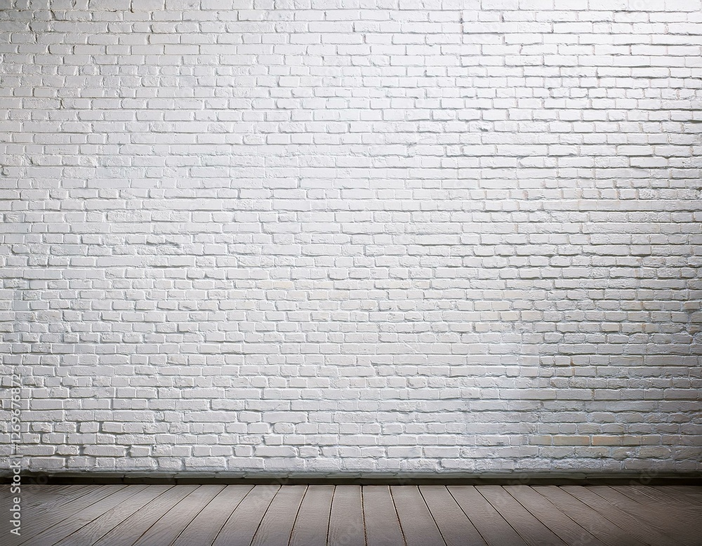 Fototapeta premium white brick wall
