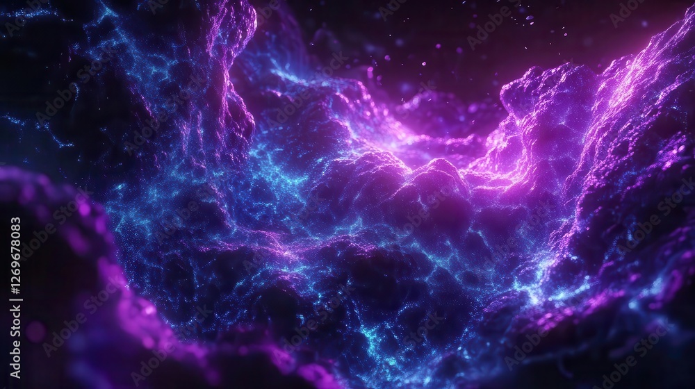 Glowing Neural Network Visualization Representing Human Brain Evolution and Cognitive Growth Glowing Neural Network Visualization Representing Human Brain Evolution and Cognitive Growth