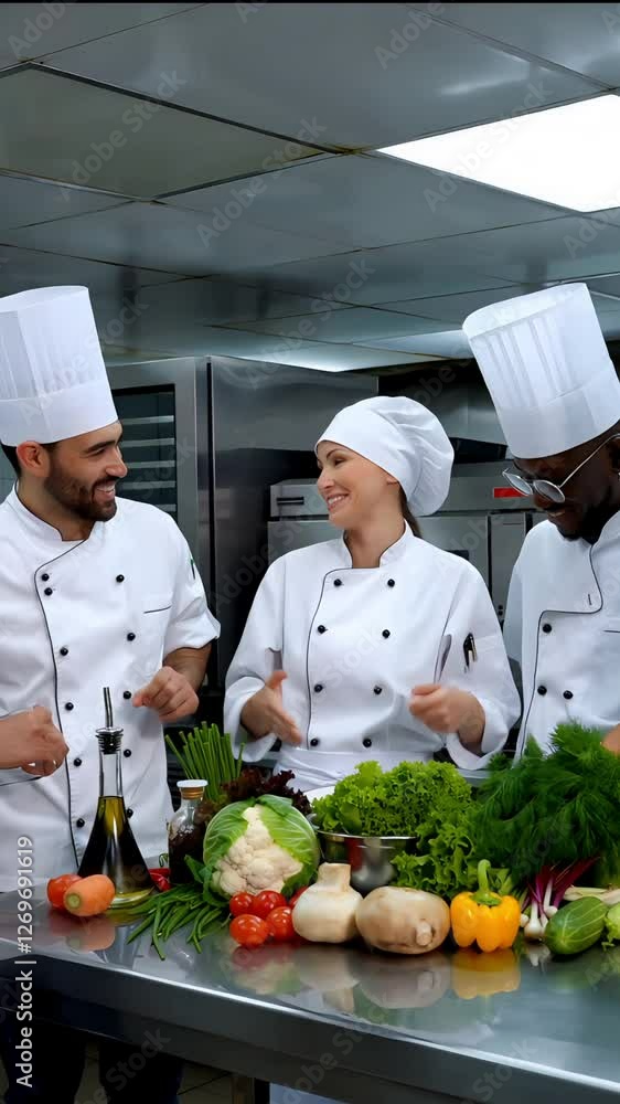 Chefs prepare food in restaurant kitchen. Cooking, culinary, restaurant. Chefs prepare food in restaurant kitchen. Cooking, culinary, restaurant.
