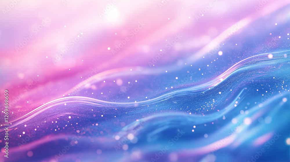 Purple Abstract Background with Colorful Smoke and Wavy Motion Purple Abstract Background with Colorful Smoke and Wavy Motion