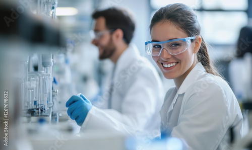 scientists working at labolatory