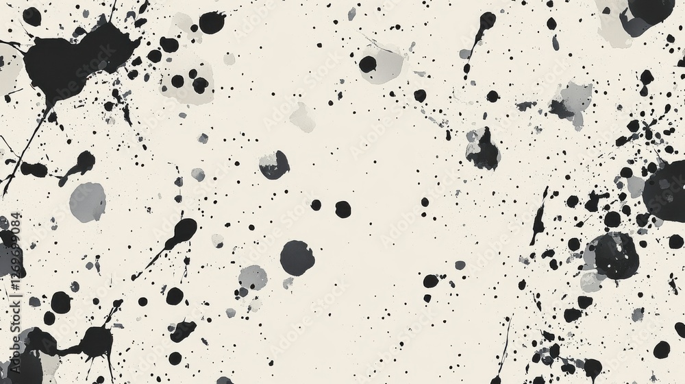 Sophisticated Monochrome Splatter Paint Design, Modern Art, Abstract Aesthetic, Sleek Environment, Creative Viewpoint Sophisticated Monochrome Splatter Paint Design, Modern Art, Abstract Aesthetic, Sleek Environment, Creative Viewpoint