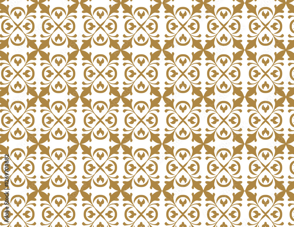 Elegant gold and white pattern titled Elegant gold and white pattern titled