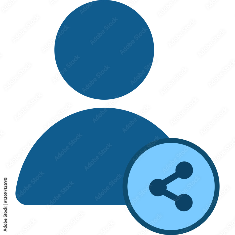 User Account Icons with Status & Functions User Account Icons with Status & Functions