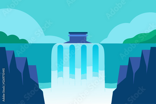 vector illustration of a city landscape
