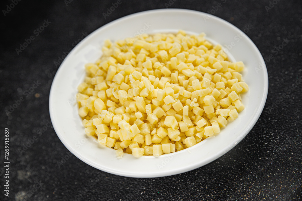 mozzarella cheese grated for pizza cheese fine tasty food dish gourmet food background on the table rustic food top view copy space mozzarella cheese grated for pizza cheese fine tasty food dish gourmet food background on the table rustic food top view copy space