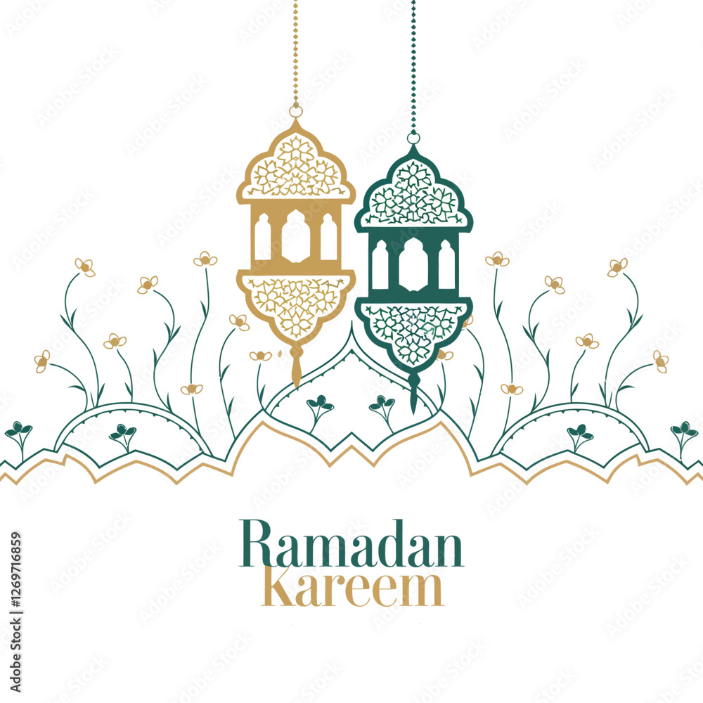 Elegant Ramadan Kareem Vector Design. Elegant Ramadan Kareem Vector Design.