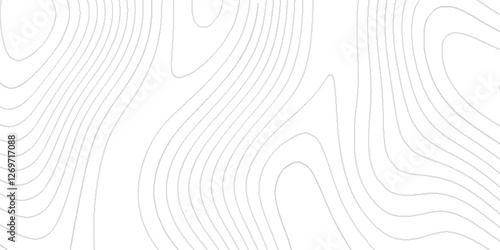 abstract curved geometric black lines arranging randomly, topography topology vector black and white abstract background, Modern design of line geometric background with topography.