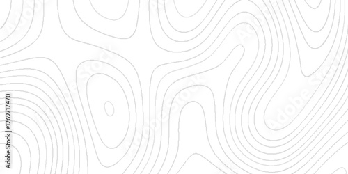 abstract curved geometric black lines arranging randomly, topography topology vector black and white abstract background, Modern design of line geometric background with topography.