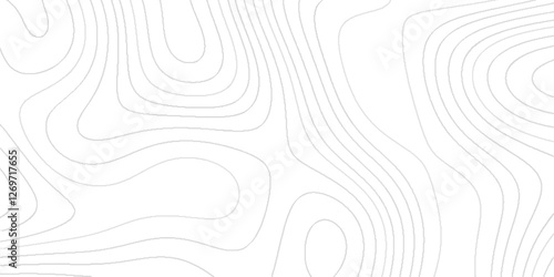 abstract curved geometric black lines arranging randomly, topography topology vector black and white abstract background, Modern design of line geometric background with topography.