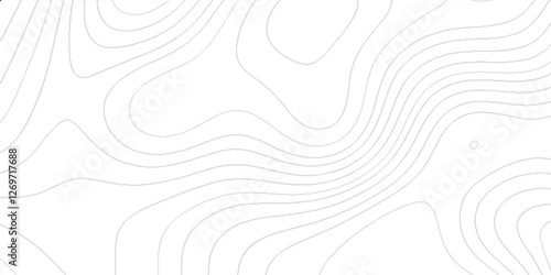 abstract curved geometric black lines arranging randomly, topography topology vector black and white abstract background, Modern design of line geometric background with topography.