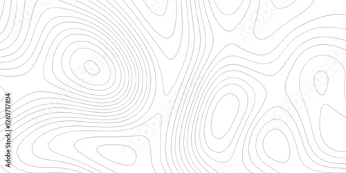 abstract curved geometric black lines arranging randomly, topography topology vector black and white abstract background, Modern design of line geometric background with topography.