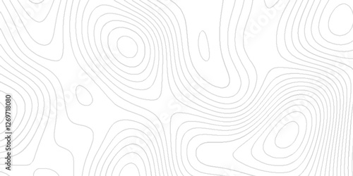 abstract curved geometric black lines arranging randomly, topography topology vector black and white abstract background, Modern design of line geometric background with topography.