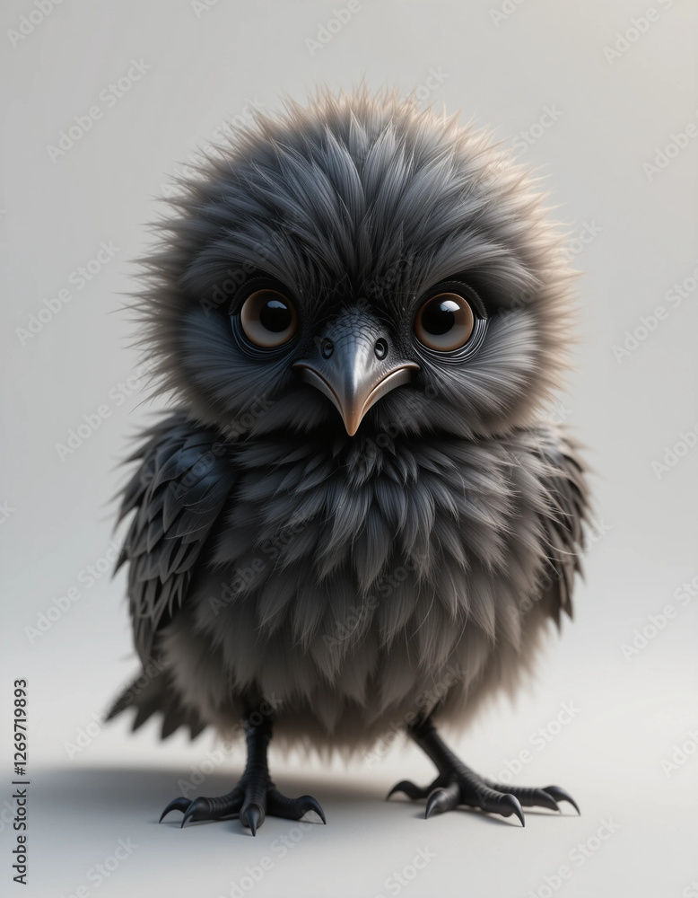 Naklejka premium Dark Majesty Raven