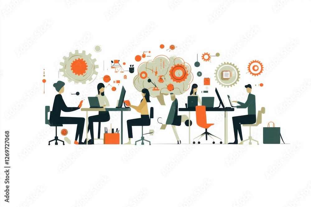 Teamwork Innovation Collaboration: Creative Problem Solving in a Modern Office Setting Teamwork Innovation Collaboration: Creative Problem Solving in a Modern Office Setting