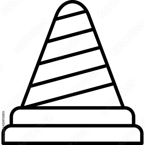 Construction Cone Pylon Icon