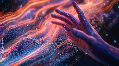 abstract colorful background with space