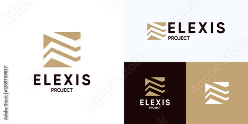 Building architecture construction logo design, Letter E Real Estate Architectural, Architect house repair, architecture design, Architect house, Home Building Logo Design, interior furniture sign
