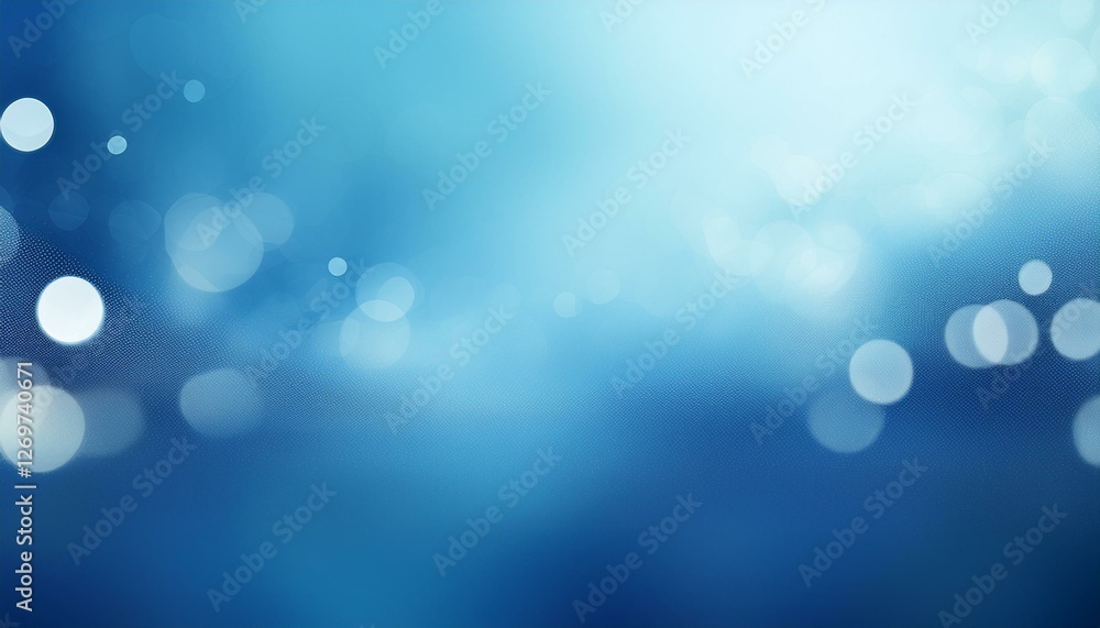Obraz premium blue bokeh abstract wide screen background
