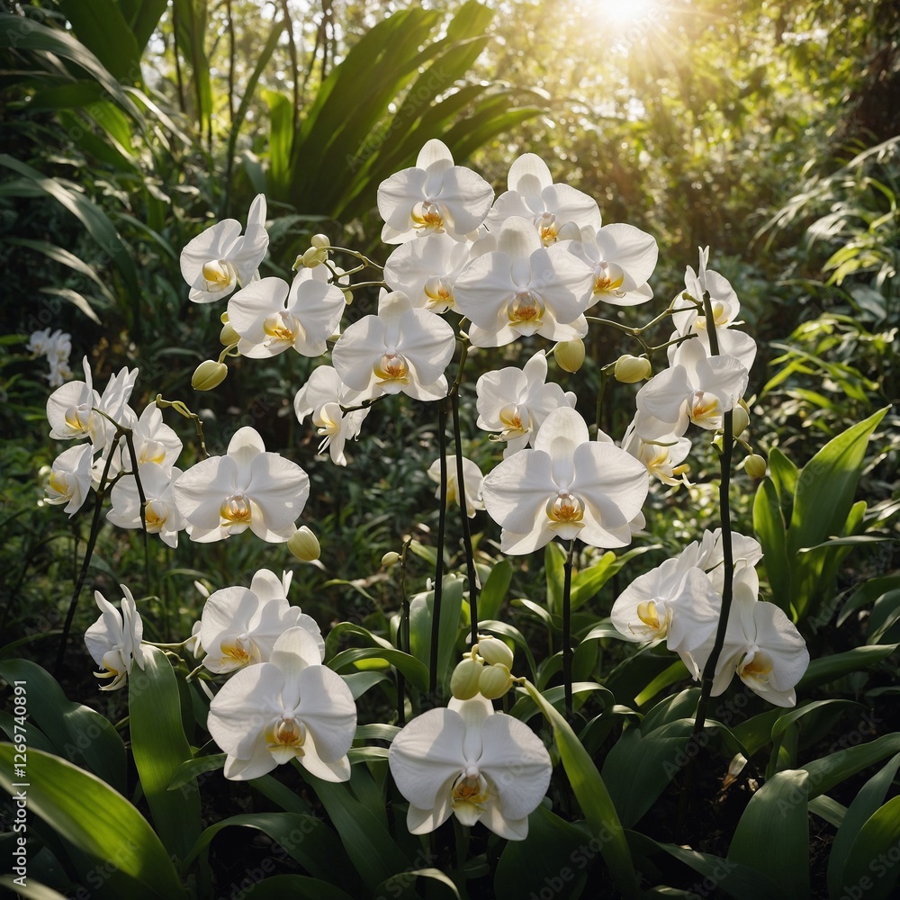 Obraz premium lily of the valley in the garden