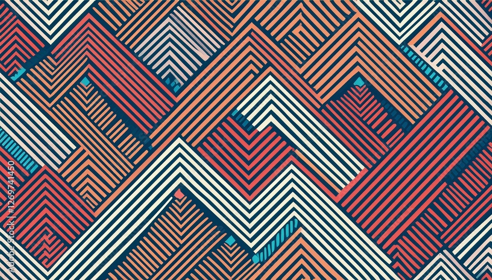 geometric tribal shapes seamless pattern geometric tribal shapes seamless pattern