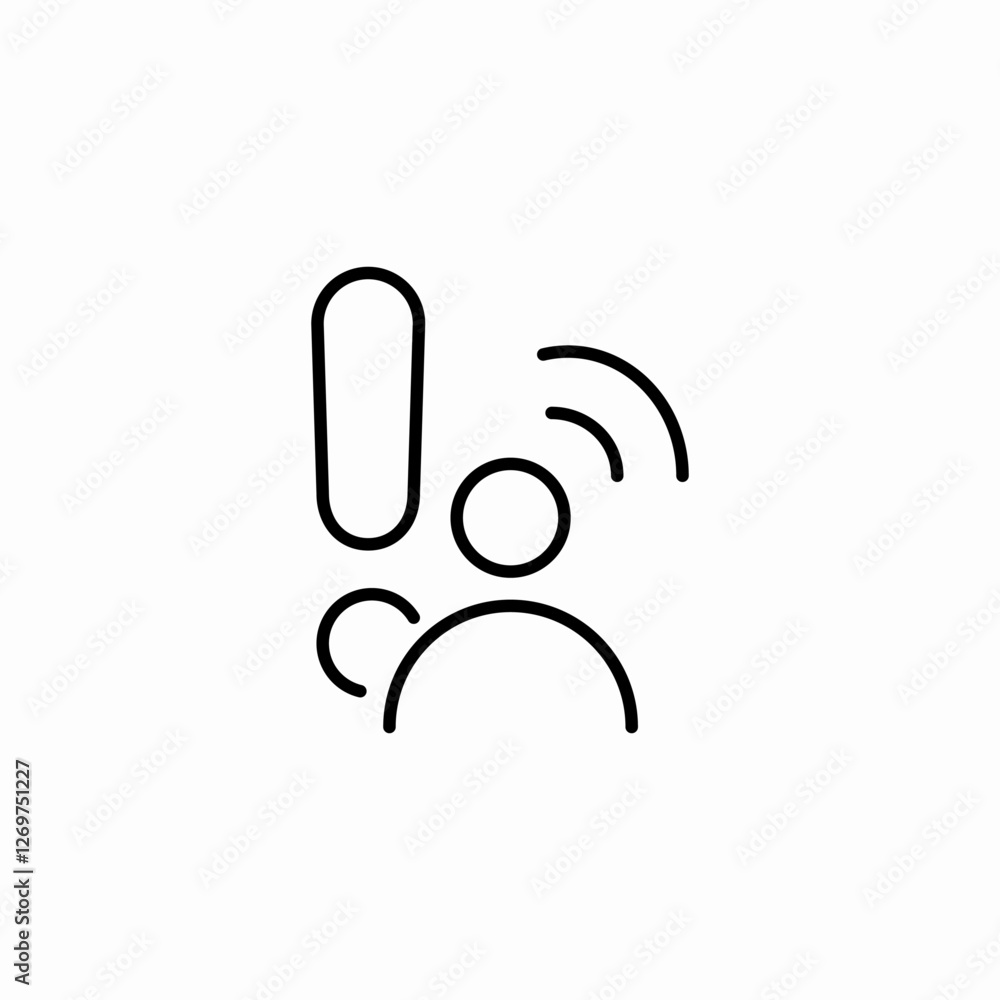 account connection error icon sign vector account connection error icon sign vector