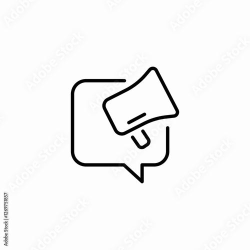 campaign marketing message icon sign vector