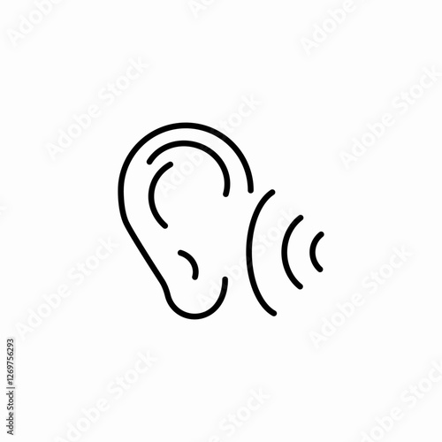 reader accessibility feature icon sign vector