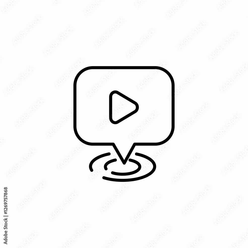 video comments icon sign vector video comments icon sign vector