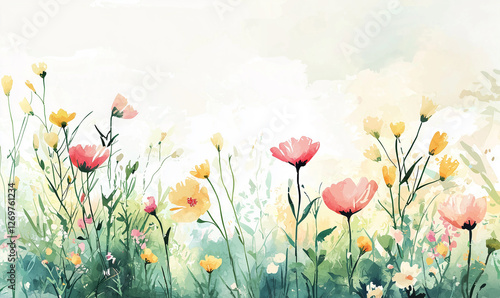 Wallpaper Mural Relaxing floral escape for mental health mindfulness and anxiety relief in a peaceful garden state of mind Torontodigital.ca