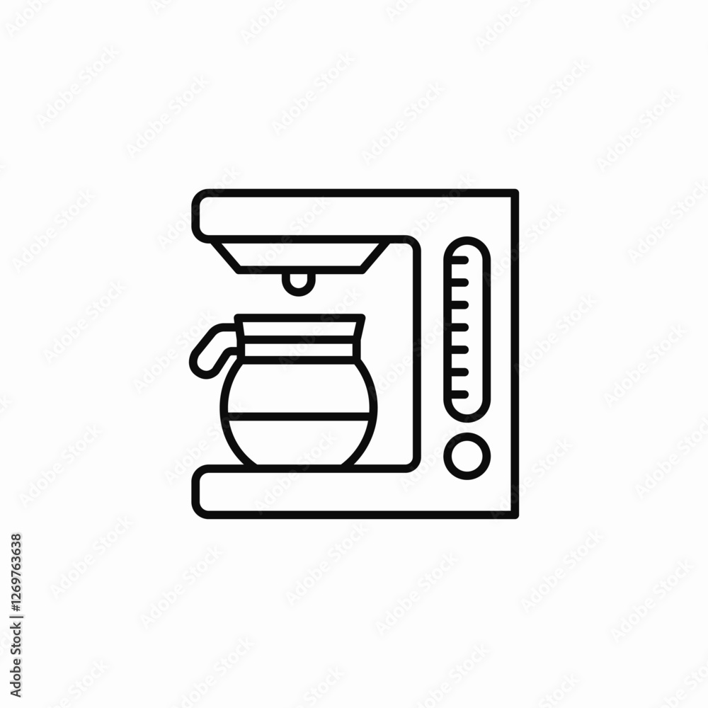 coffee maker icon sign vector coffee maker icon sign vector