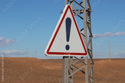 Danger Warning Road Sign