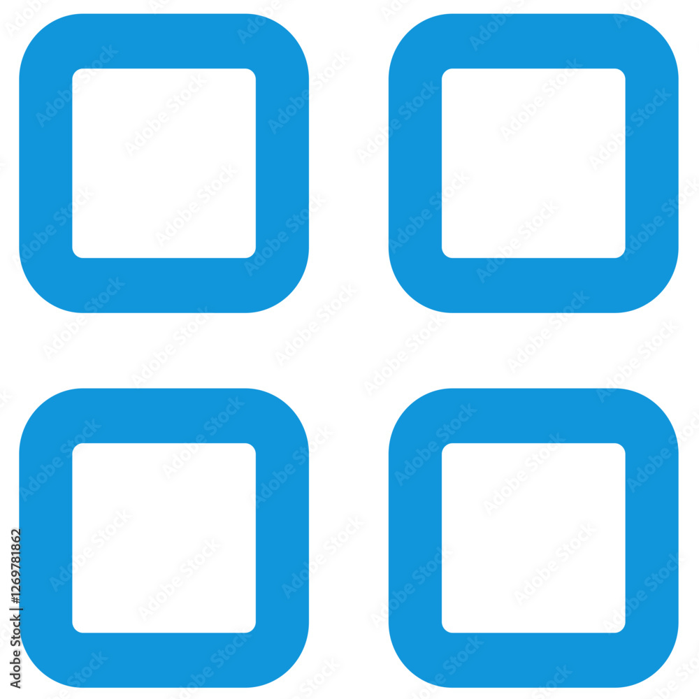 NMS blue outline Icon pack NMS blue outline Icon pack