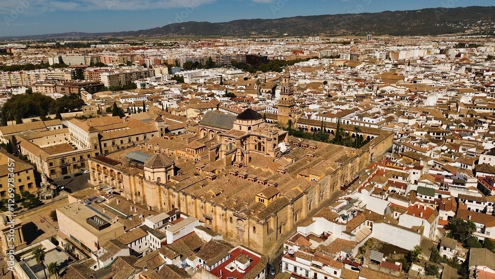 foto de drone de Mezquita-Catedral de Córdoba España europa foto de drone de Mezquita-Catedral de Córdoba España europa