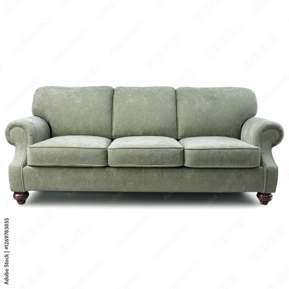 old sofa isolated on transparent background old sofa isolated on transparent background