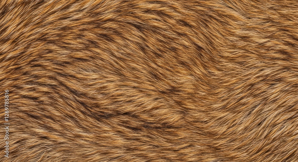 Wavy Animal Fur Texture Wavy Animal Fur Texture