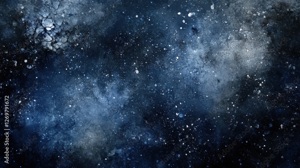 Naklejka premium Galaxy Background Watercolor Abstract Background